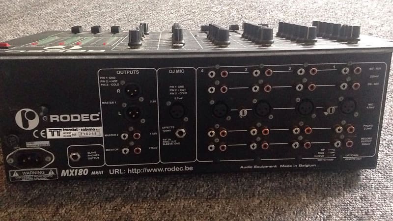 RODEC MX180 MKIII　アナログDJミキサー Rodec MX180 MKIII | Reverb