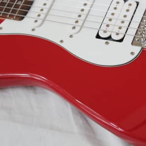 Crate Electra Electric Guitar Double Cut HSS Stratocaster Fat Strat Style - Red Finish image 5