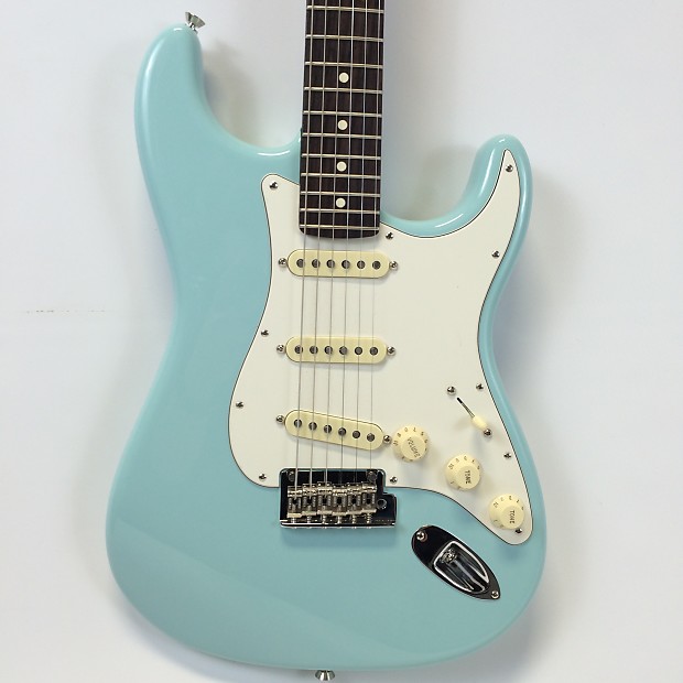 Fender American Standard Stratocaster Limited Edition Rosewood Neck Daphne Blue 2014 image 2