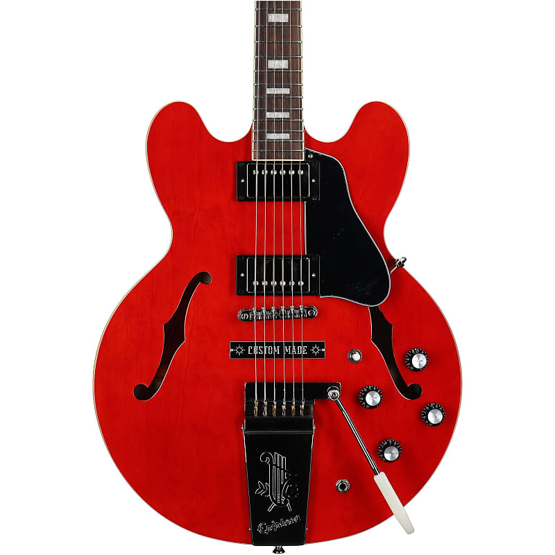 Epiphone Joe Bonamassa 1962 ES-335 Limited Edition Electric Guitar (with Case), 60s Cherry image 1