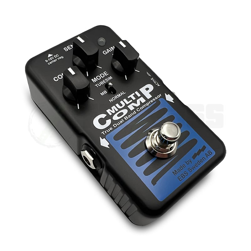 EBS MultiComp Guitar Edition True Dual Band Compressor Pedal EBS MultiComp Guitar Edition True Dual Band Compressor Pedal