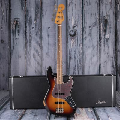 Fender 60th Anniversary Road Worn Jazz Bass, 3-Color Sunburst image 8