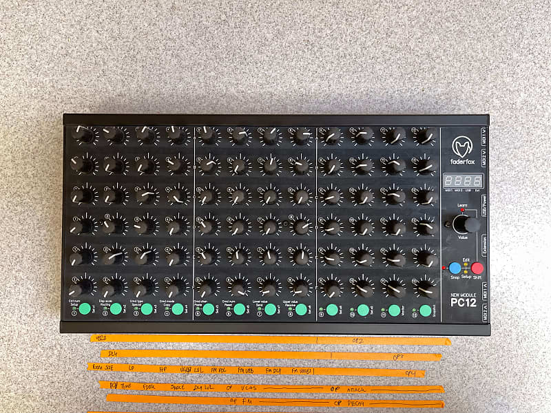 Faderfox PC12 USB MIDI Pot Controller | Reverb Brazil