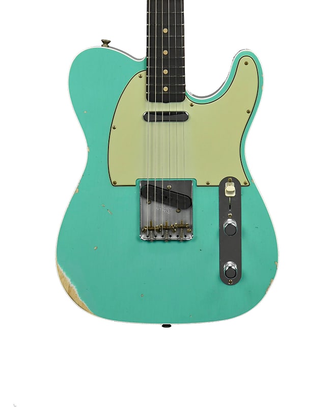 Fender Custom Shop 60 Telecaster Custom Relic in Sea Foam | Reverb