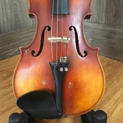 Karl Hofner 3/4 Violin Aged Natural Gloss w/ Hard Case & Bow image 2