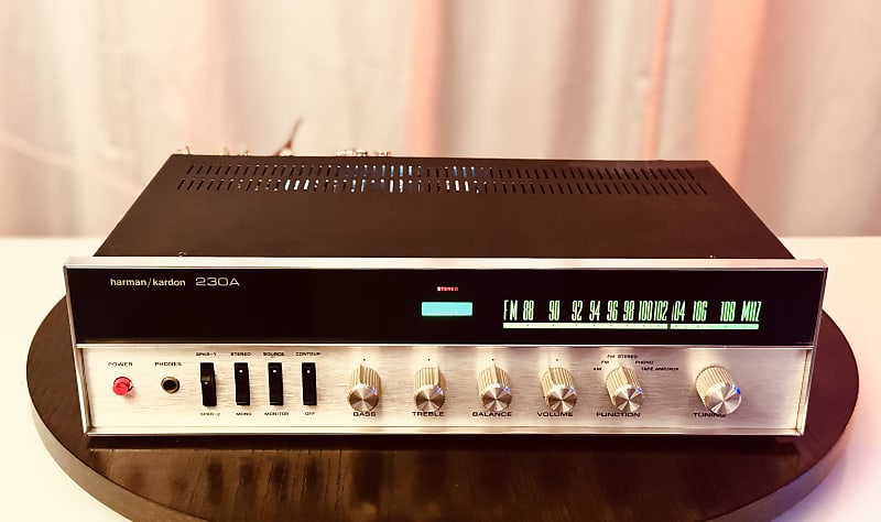Vintage Harman Kardon 230A Vintage Stereo Receiver  - Serviced + Cleaned  			