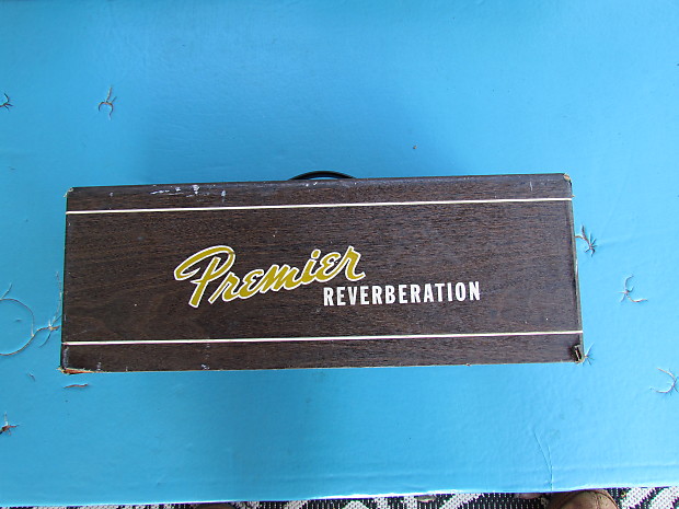 Premier 90 Reverberation Unit Premier Tube Reverb Unit With Footswitch Needs Repair Still Cool image 1