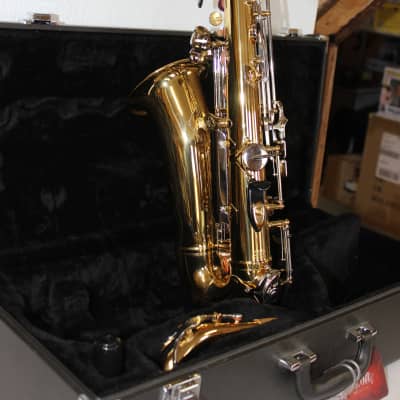 Yamaha YAS-26 Eb Student Alto Saxophone - Gold Lacquer & Nickel-Plate image 13