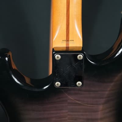 Fender Japanese Stratocaster 1992-1993 Green Foto Flame image 14