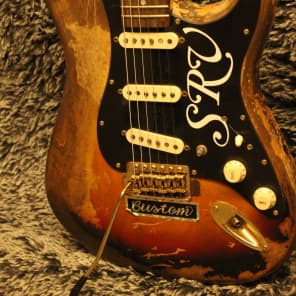 Custom Parts built Fender Stevie Ray Vaughan Tribute Guitar + HDSC image 3