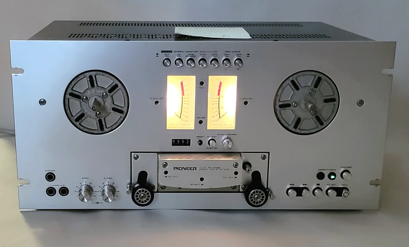 Pioneer RT-707, Pro Serviced 4-Track Stereo Open Reel Tape Deck, Recorder