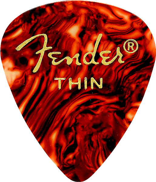 Fender #1980351700 -  Tortoise Shell, 351 Shape, Thin (12) image 1