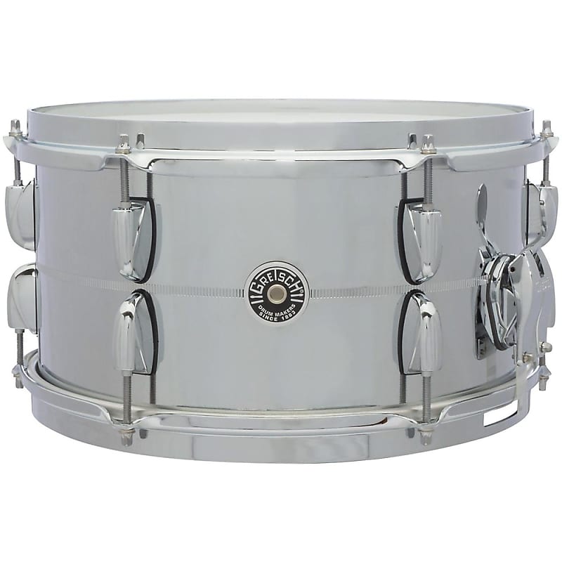 Gretsch GB4163S Brooklyn Chrome Over Steel 7x13" 12-Lug Snare Drum image 1