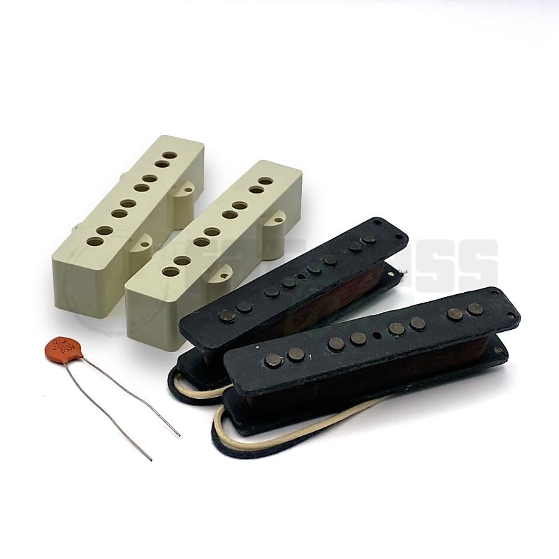 Kloppmann 4 String Jazz Bass® Pickup Set JB 61 Set / Creme Reverb