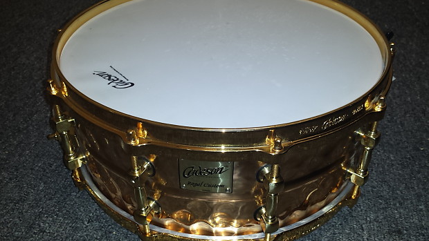 Cadeson Percussion SBG 145H 14 x 15.5 Snare Drum Phosphor Bronze Hand Hammered Royal Custom NEW