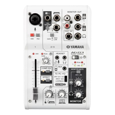 Yamaha AG03 Three Channel Mixer and USB Audio Interface image 4