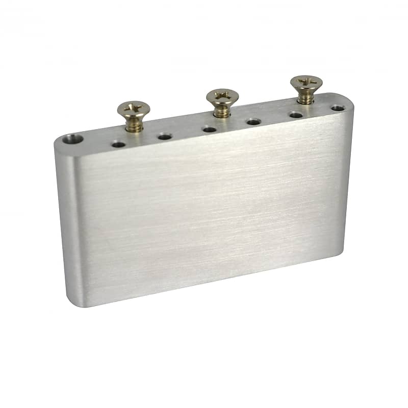 Vintage Replacement Strat Sustain Block Steel, Brass and Reverb