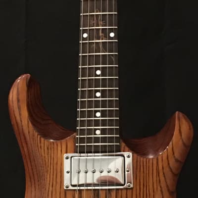 NAH Guitars Curve Carve Ash Electric Guitar 2020 Amber image 3