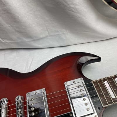 Gibson HSGS17C6CH1 SG Standard HP High Performance Guitar with Case 2016 - Cherry Burst image 4
