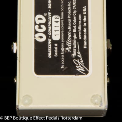 Fulltone OCD V1 Series 3 Obsessive Compulsive Drive s/n 11148, Rico built 2007 as used by Keith Richards image 9