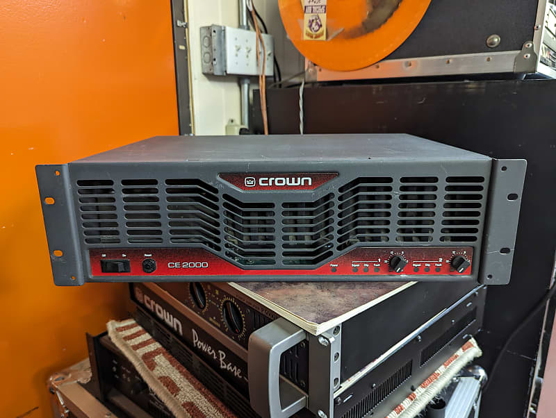 2000s Crown CE2000 Stereo Power Amplifier With One Bad | Reverb