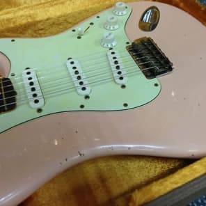 Fender Custom Shop '63 Stratocaster 9239991856 2013 Faded Shell Pink image 4