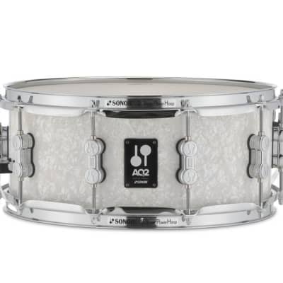 Sonor AQ2 Series 13x6" White Marine Pearl Snare Drum | Maple | Worldwide Ship | NEW Authorized Dealer image 1