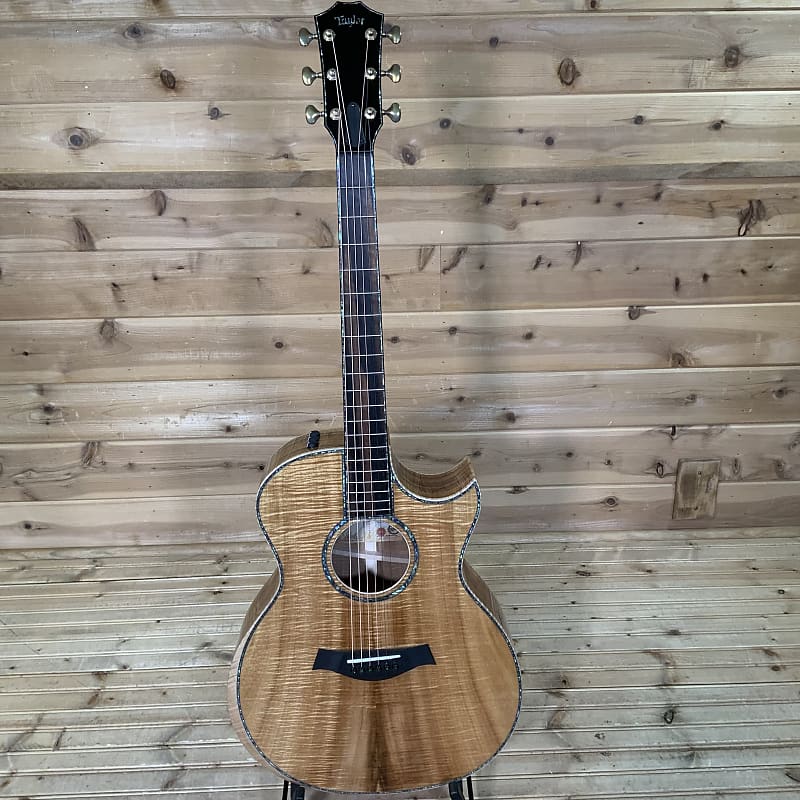 Taylor Custom GA Koa Acoustic Guitar - Natural | Reverb