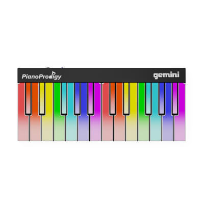 Gemini GPP-101 PianoProdigy Expandable 24-Key Wireless MIDI Learning Piano Keyboard with Bluetooth image 3