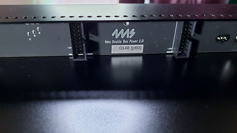 4MS Pod60 powered Eurorack case, including power brick