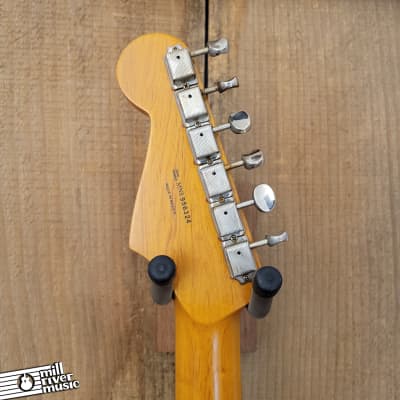 Fender MIM Stratocaster Neck, EMG Pickups Partscaster Sunburst Used image 8