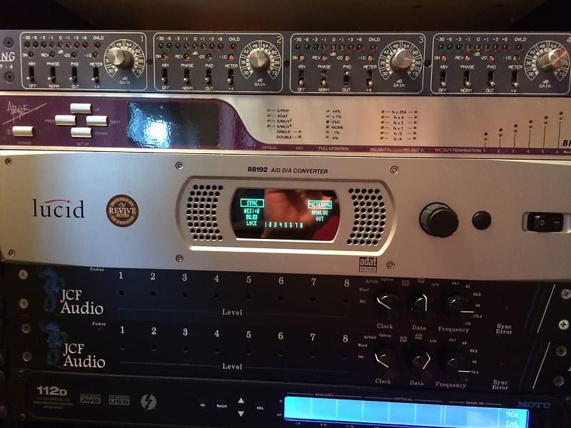 Revive Audio Modded Lucid 88192, Eight Channel AD/DA Reverb