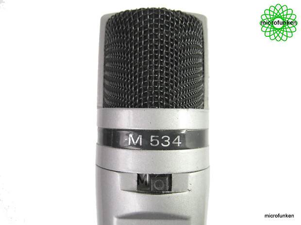 UHER M534 2x Mikrofon Originale Box / Vintage Microphone in