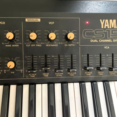Yamaha CS-15D 37-Key Monophonic Analog Dual Channel Synthesizer 