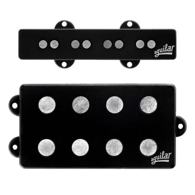 Aguilar Musicman Style Hum-Cancelling 4-String Bass Pickup Set 4MJ-HC for sale
