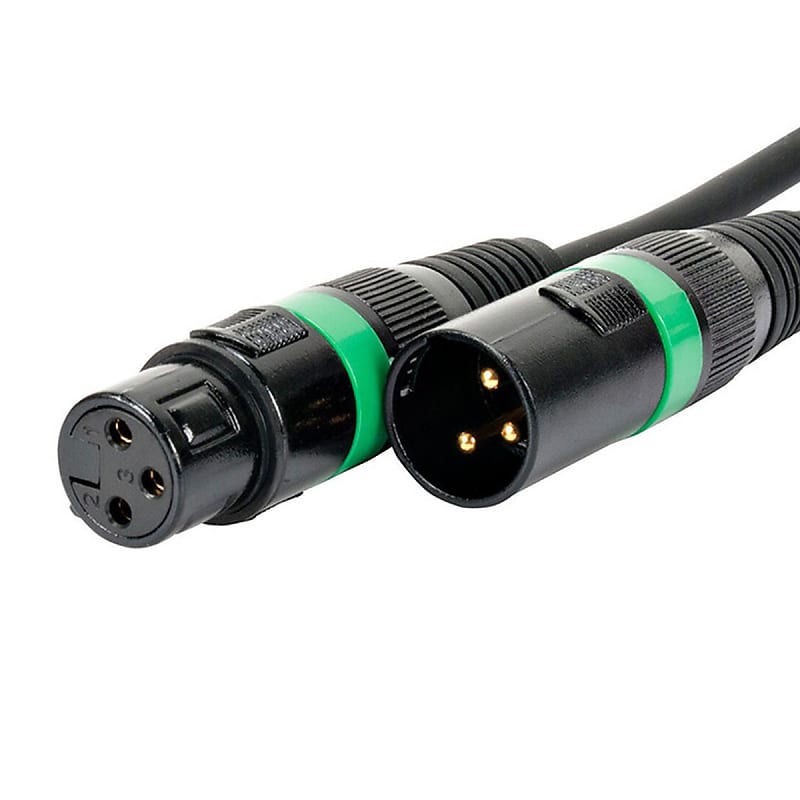 ADJ Accu-Cable 3-Pin Male to Female DMX Cable - 15 Ft. image 1