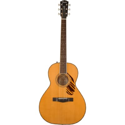 Fender PS-220E Parlor Acoustic Guitar - Natural image 2