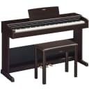 Yamaha YDP105R 88 Key Digital Piano w/ Stand, Pedal Unit, and Bench, Rosewood