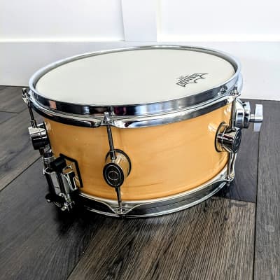 RARE!! Pacific Drums & Percussion PDP by DW Made in Mexico LX Series Popcorn Snare - Natural Lacquer Maple Snare 12" x 6" (better than concept or design series!) image 2