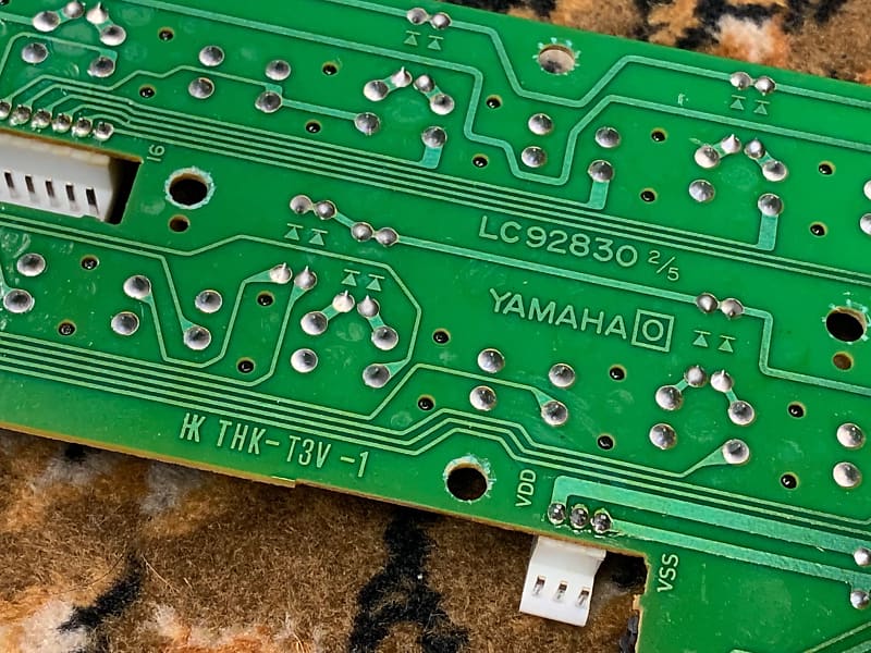 Yamaha DX7 LC92830 2/5 Panel Board