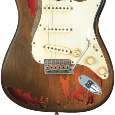 Fender Custom Shop Rory Gallagher Stratocaster Heavy Relic 3 Tone Sunburst w/case image 14