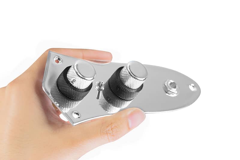 920D Custom JB-CON-CH/BK+T Pre-Wired Concentric Control +Toggle for J-Style Bass image 1