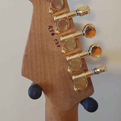 Custom Designed & Crafted Strat Style Serial #038 2023 w/Tortoise Shell Celluloid Covering image 5