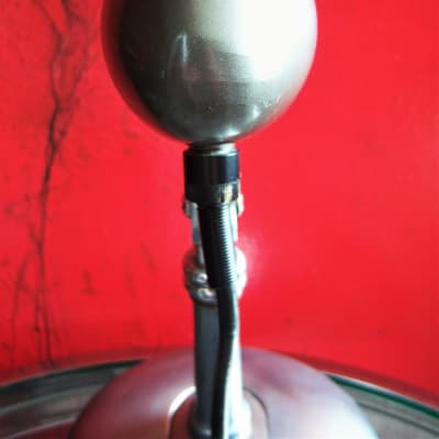 Vintage 1940's RCA MI-12017 dynamic microphone High Z w cable & Atlas DS10 stand prop display image 7