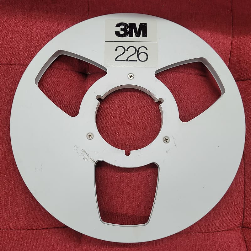 3M 1/4&quot; 10.5&quot; Metal Takeup Reel - Brushed Chrome  			
