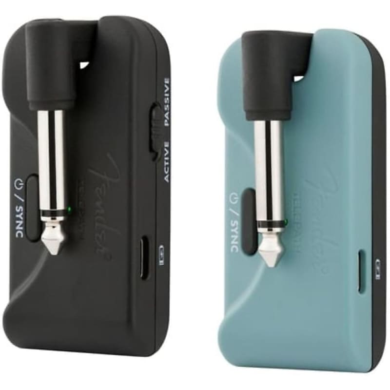 Fender Telepath Wireless System, Mystic Ice Blue and Black image 1