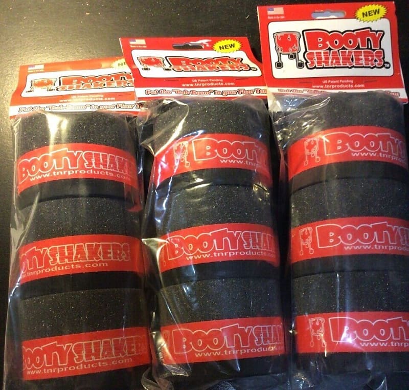 Booty Shakers Original Red Label for Floor Tom (3 Packages Reverb