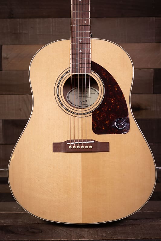 Epiphone AJ-220S Acoustic Guitar, Natural image 1