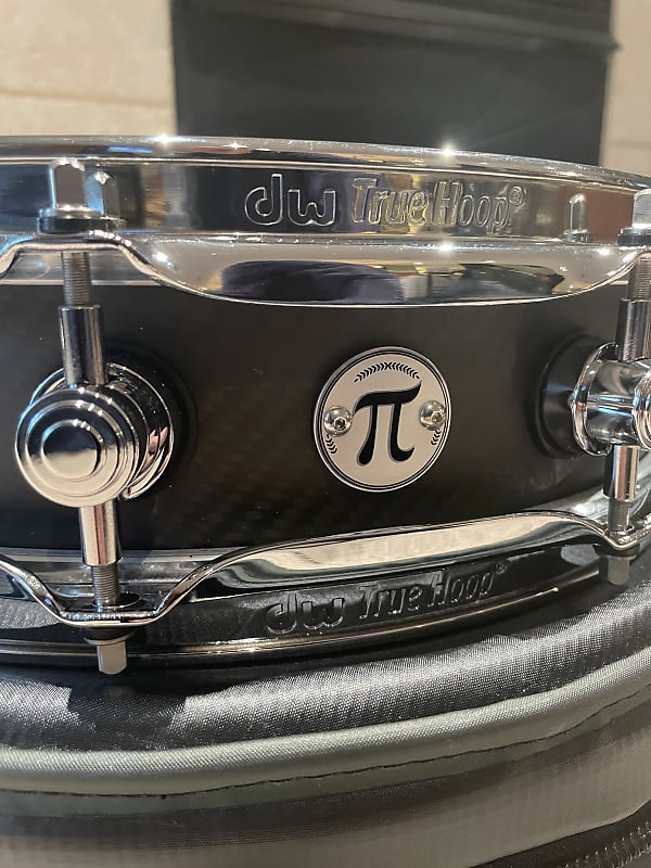 DW Collectors Pi carbon fiber snare drum with new Beato Pro 1 Reverb