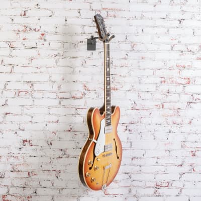 Epiphone - USA Casino - Left-Handed Semi-Hollow Electric Guitar - Royal Tan - w/ Hardshell Case image 4